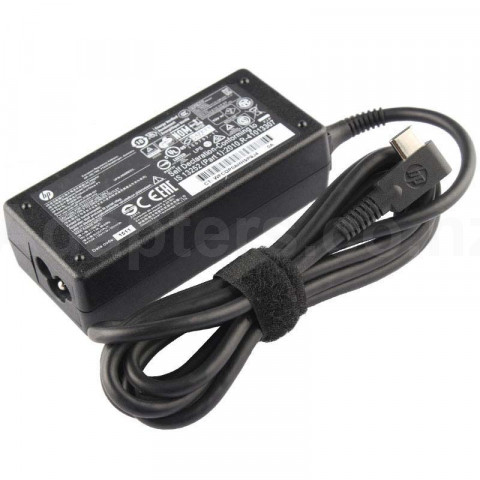 45W USB-C HP 12-a001tu P7F63PA AC Adapter Charger + Free Cord
