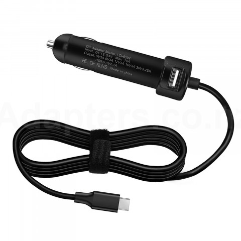 65W Dell Inspiron 7435 2-in-1 auto car charger USB-C