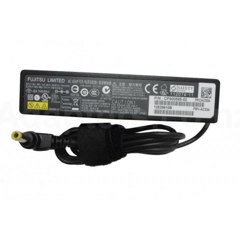 65W Slim Fujitsu Lifebook U772 AC Adapter Charger Power Cord